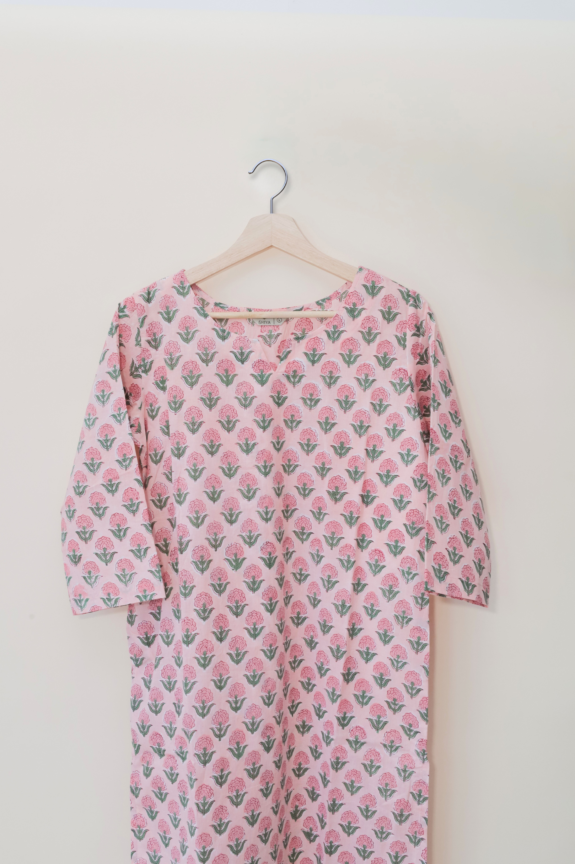 Blush Floral Kurta